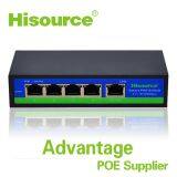 Hisource 4 Port Poe Switch IEEE802.3 AF/AT POE Switch 10/100M Ethernet Poe Switch thumbnail-2