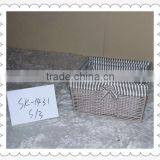 Mordern Convenient Practical Handmade Household Straw Willow Basket thumbnail-2