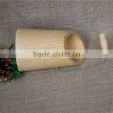 Natural Small Kids Toy Woden Buckets With Handle thumbnail-5