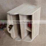 Natural Color Office Wall Hanging Wooden Paper Holder Wholesale thumbnail-4