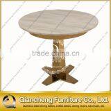 Hotel Project Wedding Event Using Round Marble Rose Golden Side Table thumbnail-1