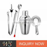 2017 famous high quality and popular cocktail shaker spoon set