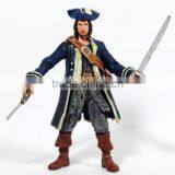 custom Pirates of the Caribbean action figures lot toys,custom make plastic action figure lot caribbean pirates
