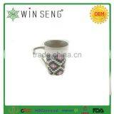 Tall Porcelain Coffee Tea Cup With Ring thumbnail-4