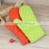 Grill Microwave Oven Gloves Wholesale Heat Resistant Cotton and Silicone Oven Mitts thumbnail-1
