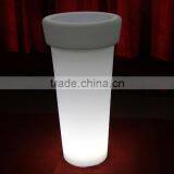 Plastic White PE Illuminated Outdoor Furniture, Illuminated Led Flower Pot, Glowing Led Ice Bucket thumbnail-4