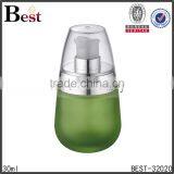 30ml China Frosted Cosmetic Lotion Glass Bottle With Silver Aluminum Pump Cosmetic Packaging Wholesale thumbnail-4