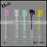 3ml Mini Tube Glass Vial Cork Test Perfume Glass Vial With Cork thumbnail-1