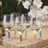 Multicolored Curly Wine Stem Charms Drink Markers thumbnail-2