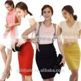 Factory Price Spring Summer High Waist One-step Package Buttocks Ladies Working Skirt thumbnail-1