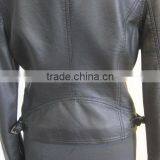 Women Leather Jackets Outwear Coat Feminino Jaqueta Couro 2016 Spring Women Brand Rivet Zipper Faux Pu Leather Motorcycle Jacket thumbnail-4