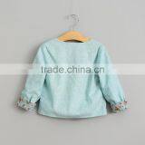 Latest Design Baby Cotton Linen Sweet Coat for 2-7 Years Old Girl thumbnail-3