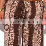 New Style Fashion Animal Print Boho Wide Leg Women's Pants thumbnail-5