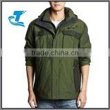 Windbreaker Hooded Green 3 in 1 Men Jacket