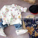 2-7 Years 2017 New Wholesale Autumn Cotton Full Sleeves Flowers Boys Girls Coats thumbnail-3