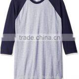 Plain High Quality Custom Blank Raglan T-shirt thumbnail-2