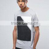 Men Custom Front Black and White Screen Print Running Loose Jersey t Shirts thumbnail-3