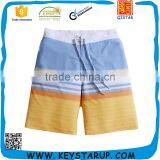 Yellow and Blue Stripes Digital Printing Man Board Short Mutifunction Sport Short thumbnail-1
