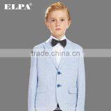 Elpa 2016 Fashion Kids Clothes Blue Linen Material Boy Blazer Butterfly Lining Boy Casual Blazer thumbnail-2