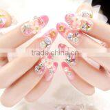 Self-adhesive Nails Glitter Tips With Glue Rhinestone Nails thumbnail-3