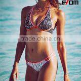 NEW! The Strappy-back High-tie Halter Woman Swimsuit Hot Kore an Teen Girl Bikini thumbnail-1