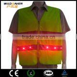 Cheap Good Quanlity Led Potable Reflective Safety Custom hi Vis Vest thumbnail-3