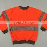 100% Polyester Inner Brush Fleece hi Vis Sweatshirt Meet EN ISO20471 thumbnail-5