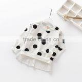 Wholesale Kids Girl T-shirts With Polka Dot Girls Fashion Clothes thumbnail-3