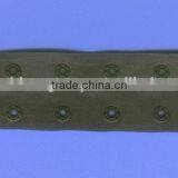 Colored Double Plastic Snap Button Tape for Garment, Polyester Tape, Press Snap Button thumbnail-1