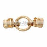 New Design Hook Clasps For Leather Bracelet Skull Halloween Gold Plated 5.7cm x 25.0mm2 Sets thumbnail-1