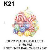 K21 50 PC PLASTIC BALL SET thumbnail-1