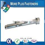 Made In Taiwan Heavy Load Bronze Finished Green Plated Stainless Steel Sleeve Anchor Wedge Bolt thumbnail-6