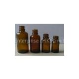 Amber / White 100ml Glass Essential Oil Bottles With Cap And Dropper