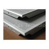 Moisture - Proof And Fireproof Round Hole Perforated Metal False Ceiling Tile 600 x 600 for Offices thumbnail-1