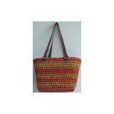 Lady's Handbag,Corn Husk Shoulder Tote thumbnail-1