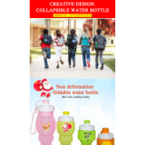 custom cartoon decal water bottles for kids