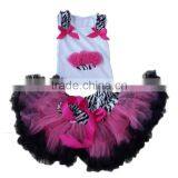 2016 yawoo wholesale cupcake design tank top tutu pettiskirt girls baby birthday knee length party dance outfits performance set