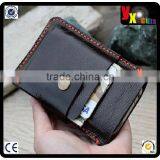 2 Side Mini Soil Brown Leather Cellphone Case With Clip Belt thumbnail-1