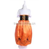 2016 Newest factory directly Halloween pumpkin witch costumes for kids