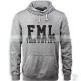 2015 Winter Mens new pattern style Custom Made High Quality 100% Cotton thick Fleece hoodie -casual style