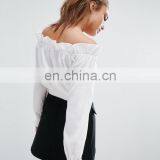 Fashion Lastest Clothing Long Sleeve Crop Blouses and Tops for Women 2017 thumbnail-2