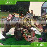 KAWAH Animatronic Kids Ride Walking Support Robotic Dinosaur For Sale