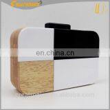 Trendy Mixed Color Clutch Bag Fashion Box Clear Acrylic Evening Bag thumbnail-2
