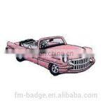 Sew-On Uniform Embroidery Patch for Clothes, Pink Wedding Car Iron-on Patch Applique for Christmas