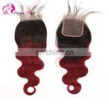 Hot selling top quality natural hair color hair cheap lace closure