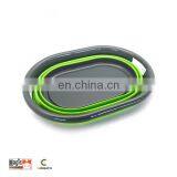 Collapsible Plastic Laundry Basket Storage Container thumbnail-2