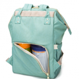 Polyester Portable Baby Mommy Diaper Backpack With Stroller Hook thumbnail-2