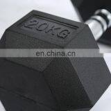 Adjustable Dumbbell Logo Sport Gym Fitness Cheap Dumbbell Sets Hex Rubber Dumbbells thumbnail-4