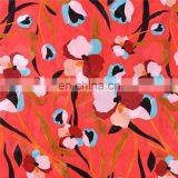 100% Linen Tropical Floral Print Fabric thumbnail-1
