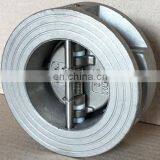 DN200 8 Inch Stainless Steel Body SS304 CF8 CF8M Double Disc Check Valve thumbnail-4